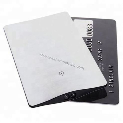 credit card shape flat credit card flashlight