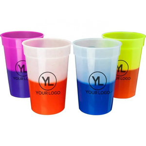 Reusable Plastic Drinking Cups BPA Free Stadium Water cup beer cup