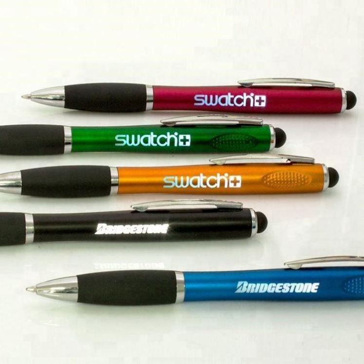 uv led light pen with laser logo and stylus,LED light box pen