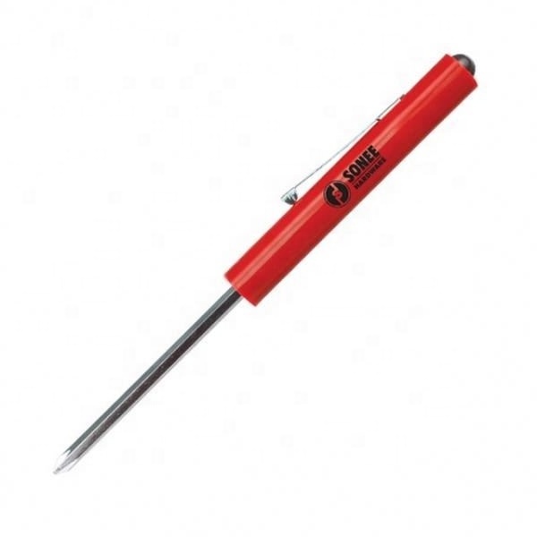 Custom screwdriver with pocket clip magnet,Reversible pocket screwdriver,Promotional Screwdrivers