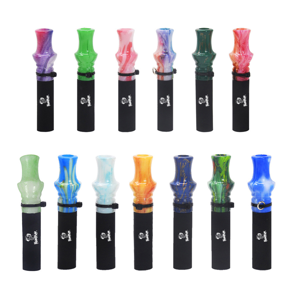 Wholesale Custom LOGO Plastic hookah shisha mouthpiece filter pieces Smoking Accessories hookah mouth tips with Hang rope