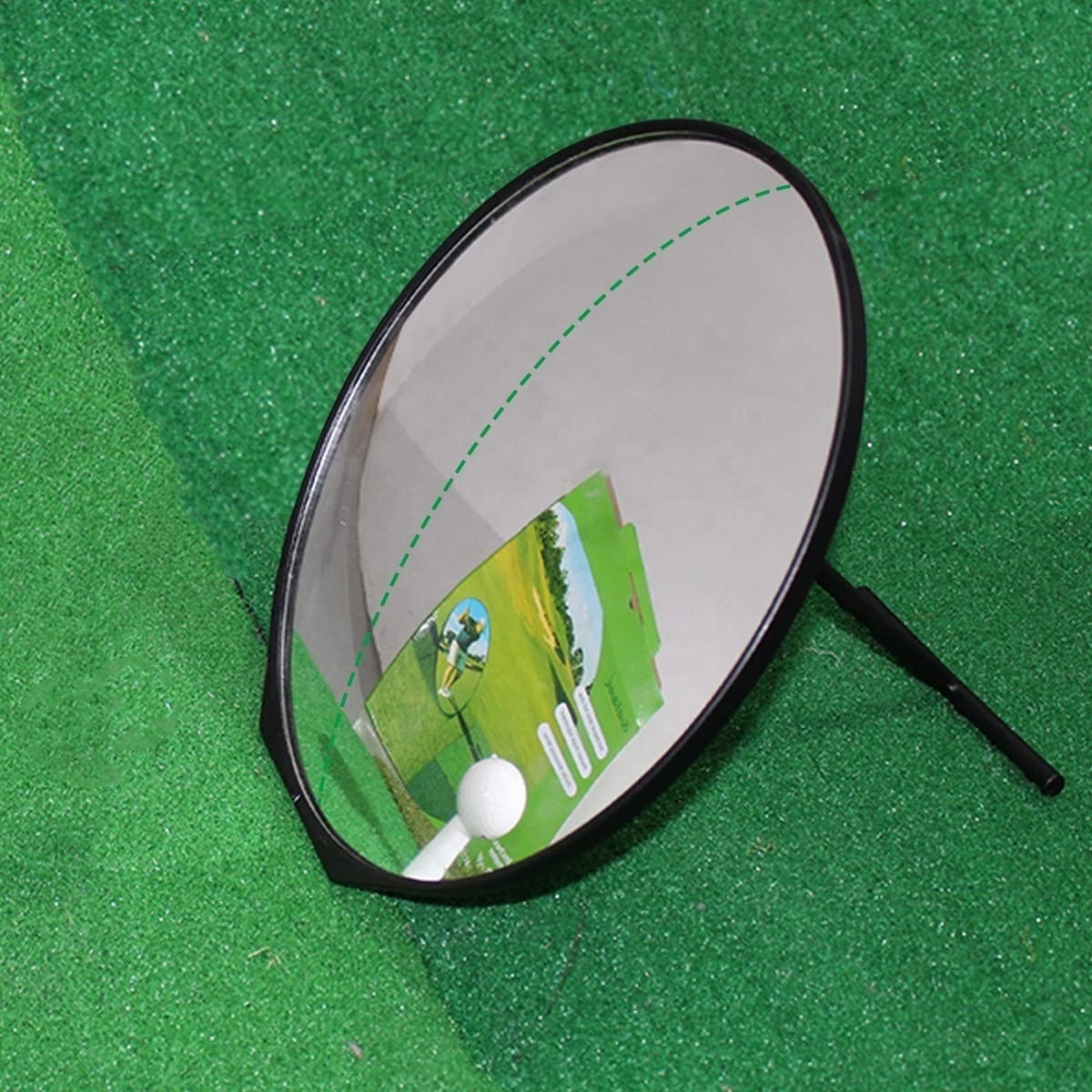 Golf Convex Mirror for Swing Trainer Golf Practice