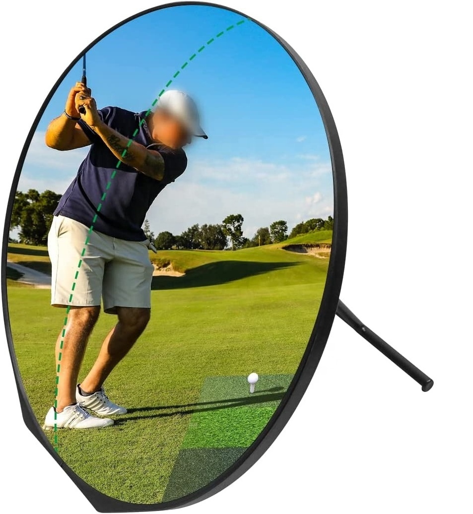 Golf Convex Mirror for Swing Trainer Golf Practice