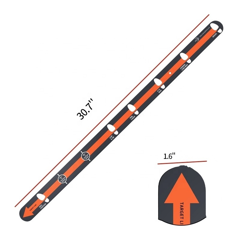 Golf Putting Alignment Training Aid guide for Putting Green Putting Aid that Improves Swing Plane, Impact