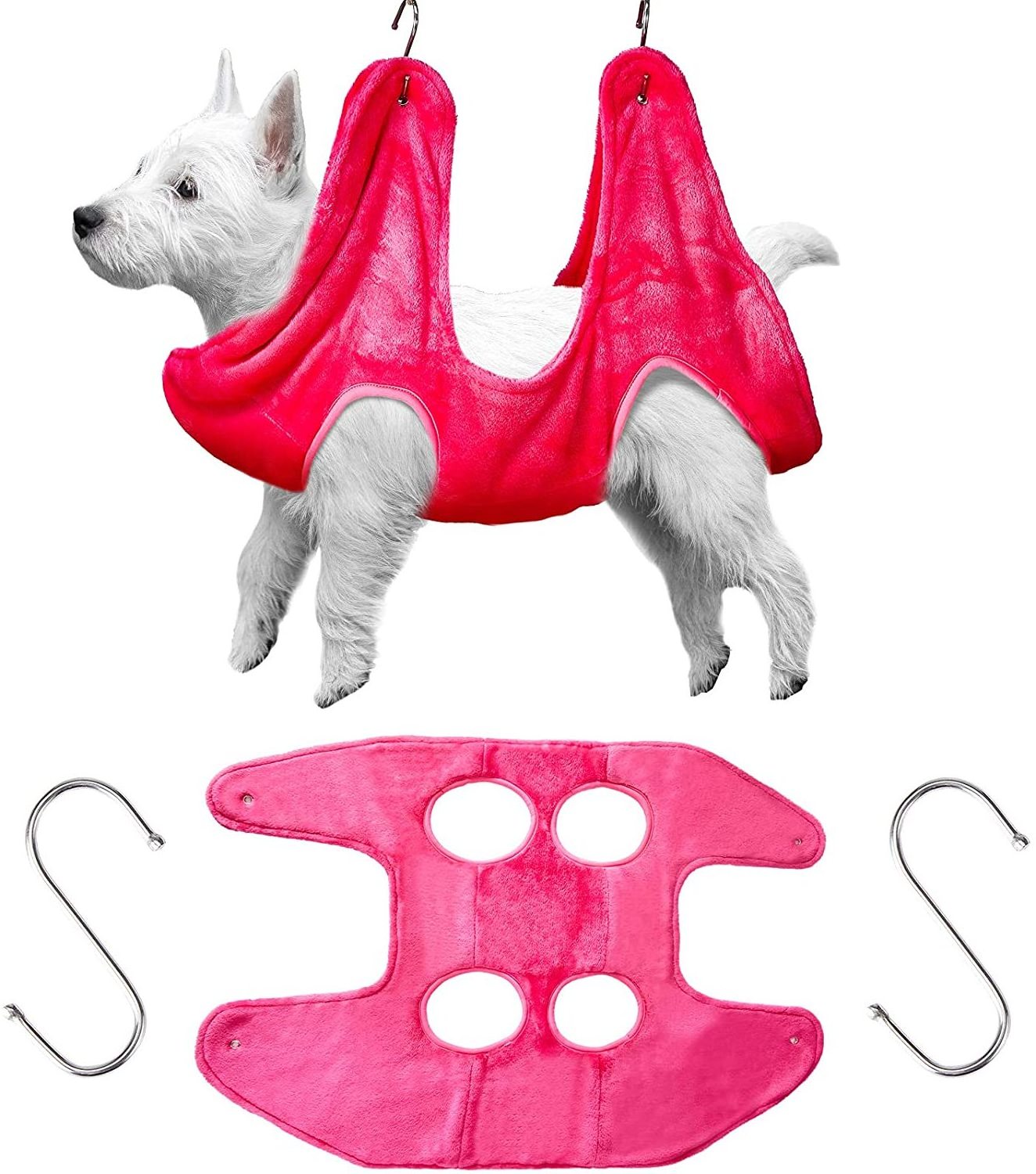 Pet Cat Dog Hammock for Grooming Breathable Cat Hammock Restraint Bag Pet Grooming Helper for Grooming and Trimming Nail