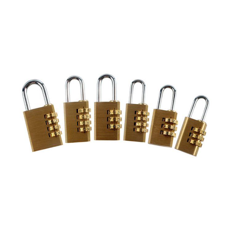 Toprank Promotional Copper Hardened Combination Lock 3 Digit Combination Lock Changeable Combination Lock Padlock