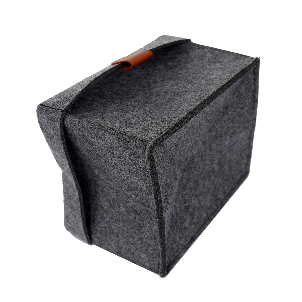 High Quality Foldable Felt Cloth Storage Cube Box Bin For Home Closet Organizer