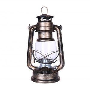 24.5cm Antique Kerosene Lamp Vintage Hurricane Lantern Camping Decorative Light