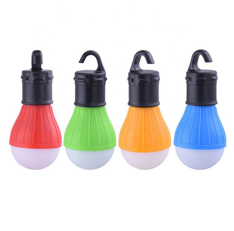 3 Modes LED Lantern Light Bulb Battery Powered Outdoor Camping Tent Lamp for Traveling Hiking