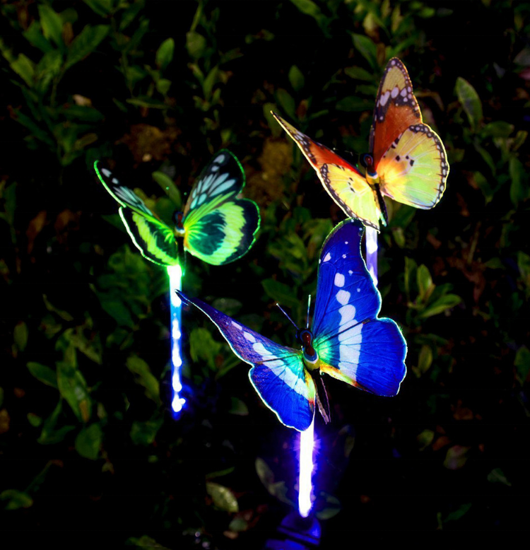 Solar Garden Lights,Led Solar Butterfly Lights Best Garden Decor Outdoor Decorative Solar Lights for Yard