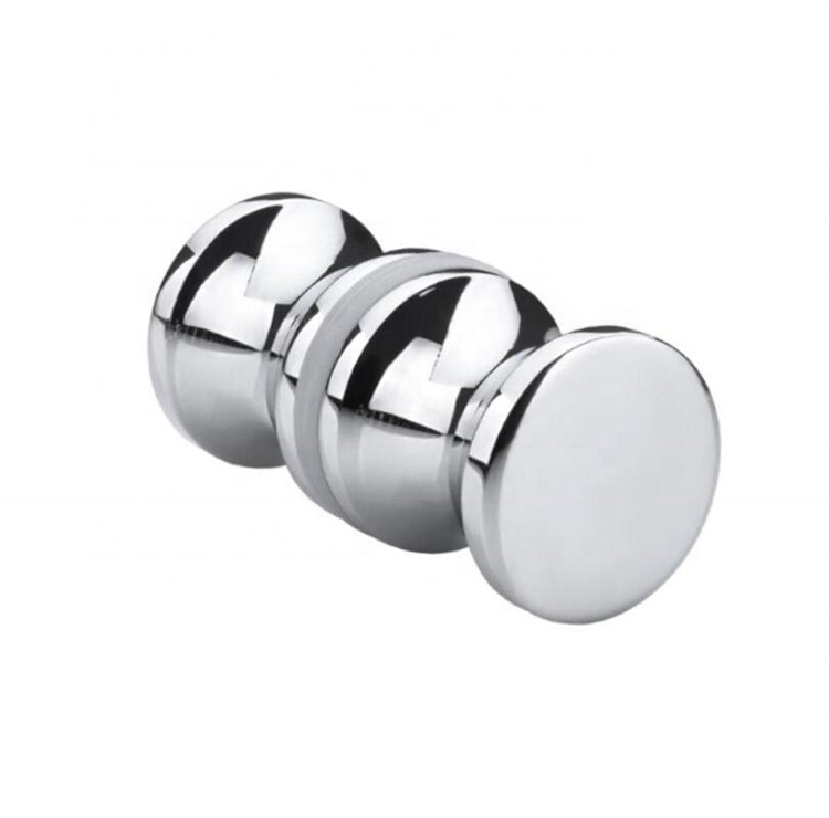 High Quality Shower Glass Accessories Black Door Handles Luxury Modern Door Knobs for Interior Doors