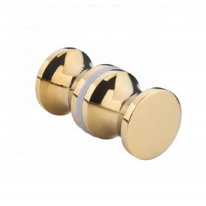 High Quality Shower Glass Accessories Black Door Handles Luxury Modern Door Knobs for Interior Doors