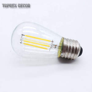 Wholesale E12 E14 E27 2W 5W Warm Cool White Edison Retro LED Filament Spherical Bulb S14 G40 G45 Globe Base for Decorative Use