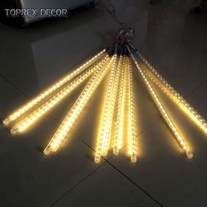 30/50Cm 8 3Pcs 24 Tubes Meteor Shower Rain Led Fairy String Lights Low Voltage Led Meteor Tubes For Outdoor Decoration