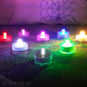 Battery Operated Waterproof Remote Led  Long Decoration Candles Light With Remote Control Moving Flame