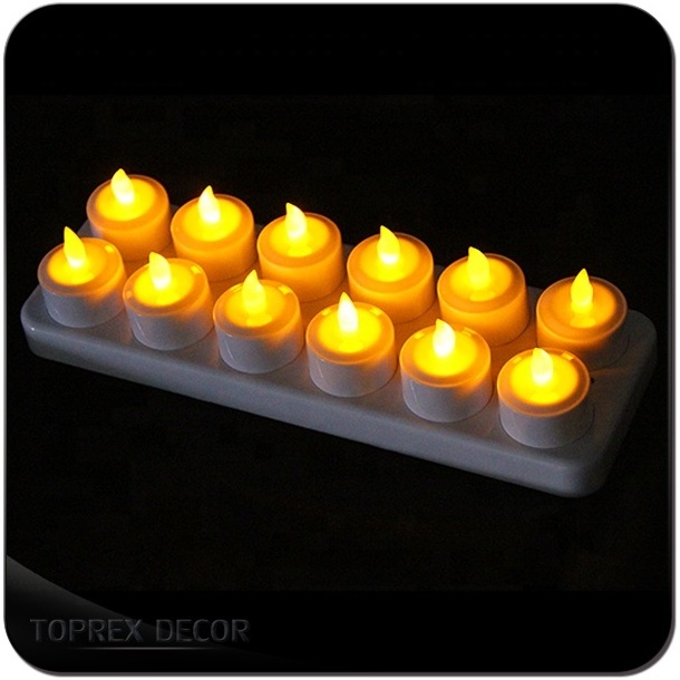 Led component for color changing candle flickering flame led wax taper candle