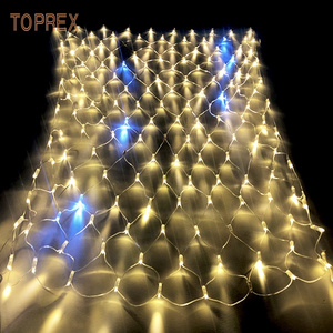 Toprex Outdoor Waterproof Connectable Mesh Fairy String Decorative Led Net Light