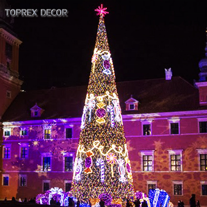 Decoracsi n Navide a Enorme Impermeable Al Aire Libre Luces De Navidad Para Arbol De Navidad Artificial