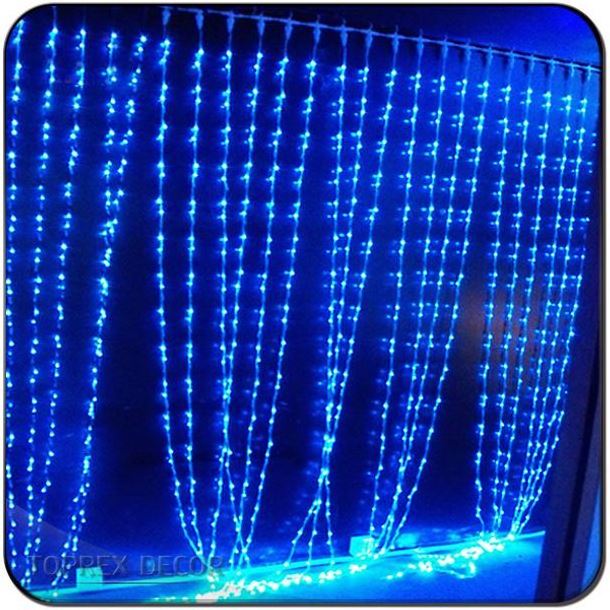 Led Artificial Curtain Lighting Waterfall Light Window Lights For Event Party Decorations Wedding