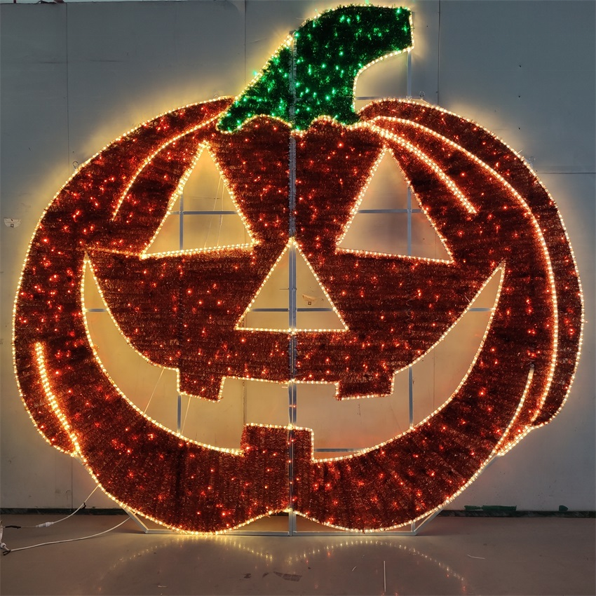 2023 Festive & Party decoration Halloween Pumpkin Ghost Bat led motif lights  Halloween decoration