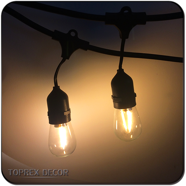 Wholesale Led String Light Hanging Sockets Edison Bulb For Christmas Decorate