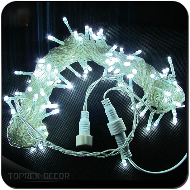 IP44 white rubber cable LED string light LED fairy light