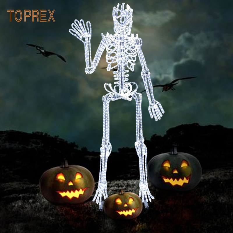 2024 Festive & Party decoration customized  2D 3D Halloween Pumpkin Ghost Bat Owl motif lights