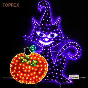 2023 Festive & Party decoration Halloween Pumpkin Ghost Bat led motif lights  Halloween decoration