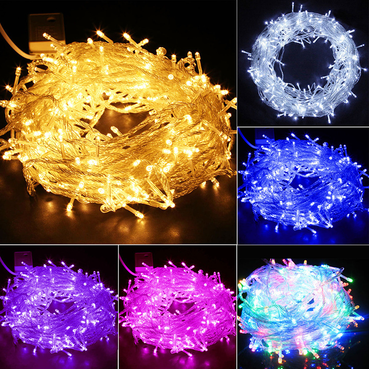 IP44 white rubber cable LED string light LED fairy light