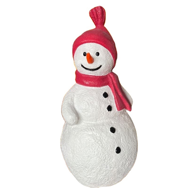 Customizable Hot Christmas Decoration Blow Mold Snowman Fiberglass Ip65 3D Large Christmas Snowman