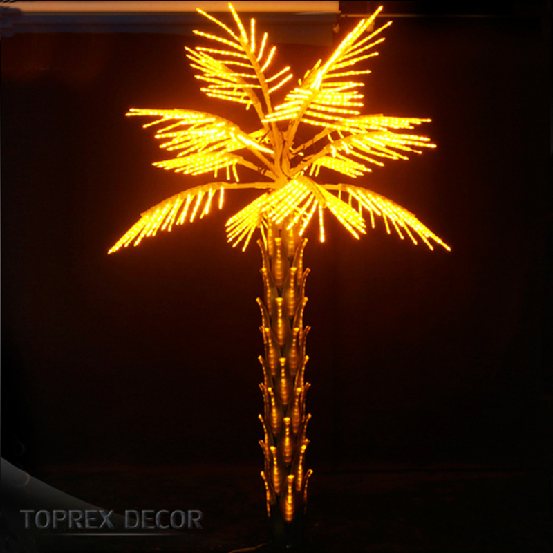 2022 hot sale safe fiber optic palm trees