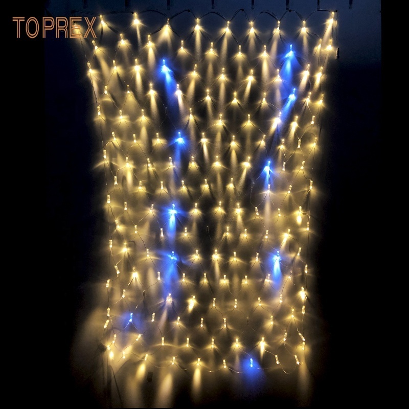 Toprex Outdoor Waterproof Connectable Mesh Fairy String Decorative Led Net Light