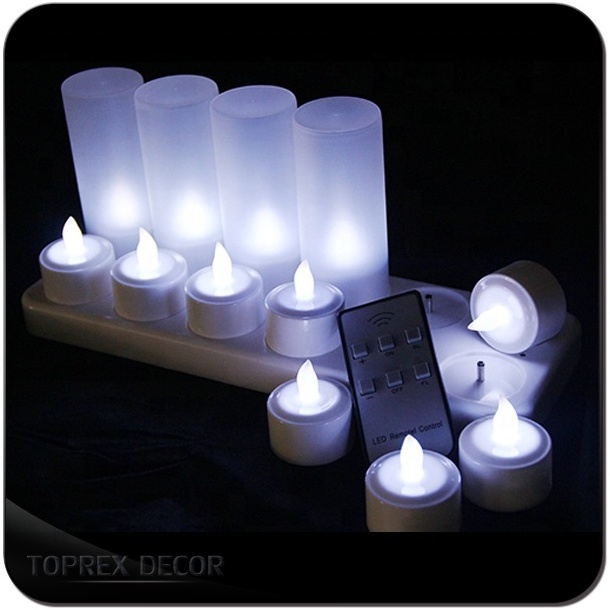 Led component for color changing candle flickering flame led wax taper candle