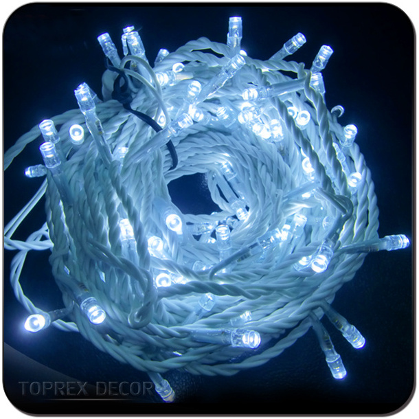 IP44 white rubber cable LED string light LED fairy light