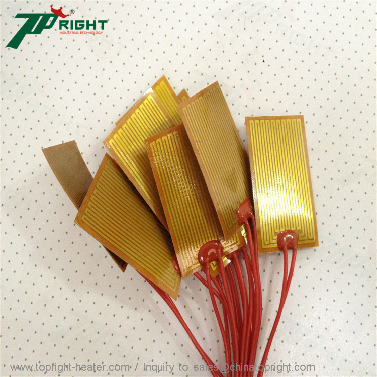 Topright 3D printer insulated waterproof foil film kapton flexible heating element