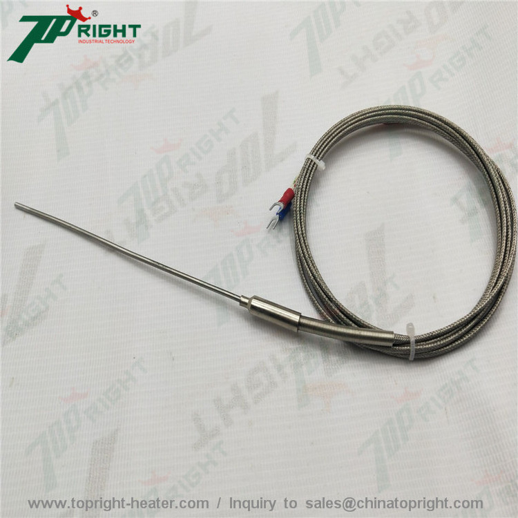 Probe 1x200mm J type thermocouple/temperature sensor customized wire length 500mm