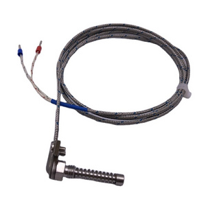 type K thermocouple with fiberglass/silicone/telfon/PVC thermocouple compensation/extension cable/wire