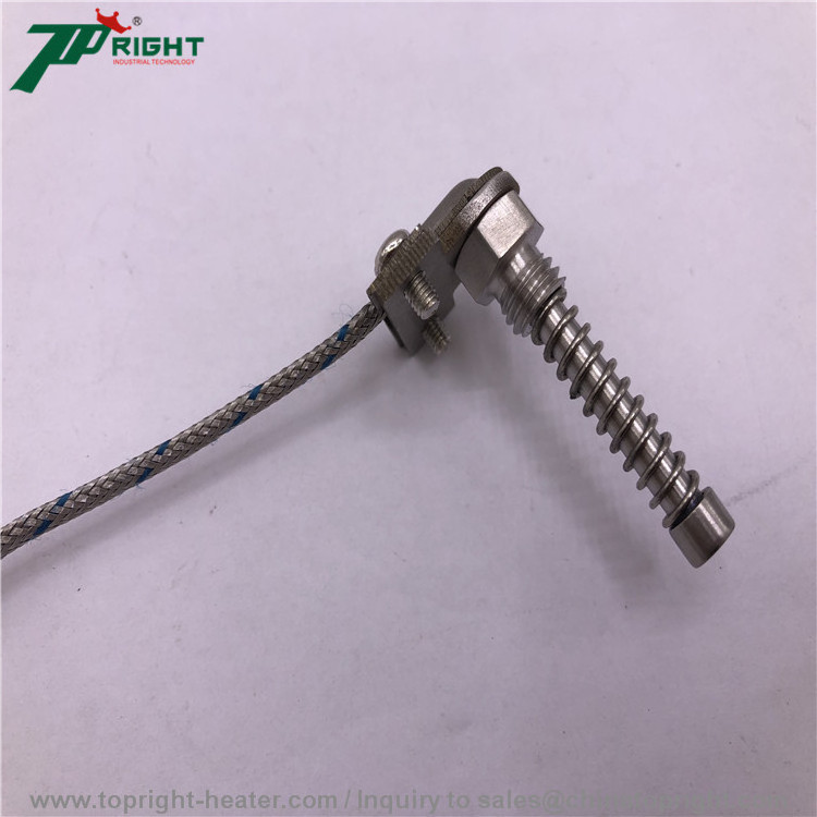 type K thermocouple with fiberglass/silicone/telfon/PVC thermocouple compensation/extension cable/wire