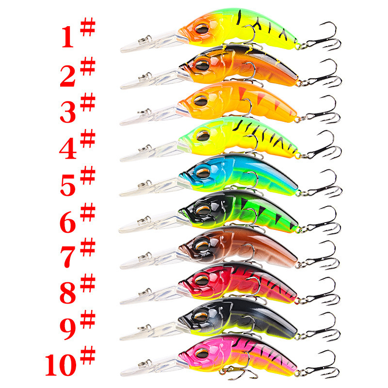 Top Right CB8130 100mm 14.5g Bass Fishing Lure Deep Diving Crankbaits For Bass Crankbait Lure