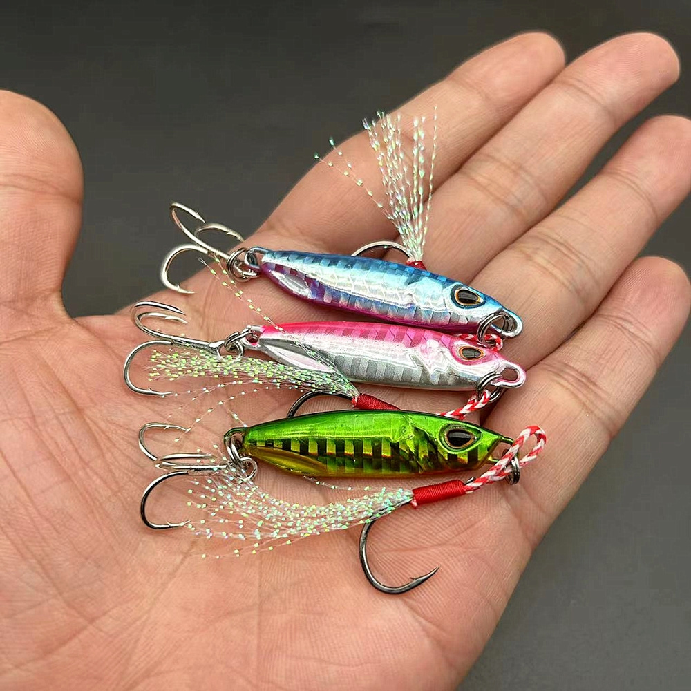 Top Right JIG093 10g~50g Metal Fish Bait Japanese Fishing Jig Jigging Lure Deep Sea Fishing Lures Metal Artificial Baits