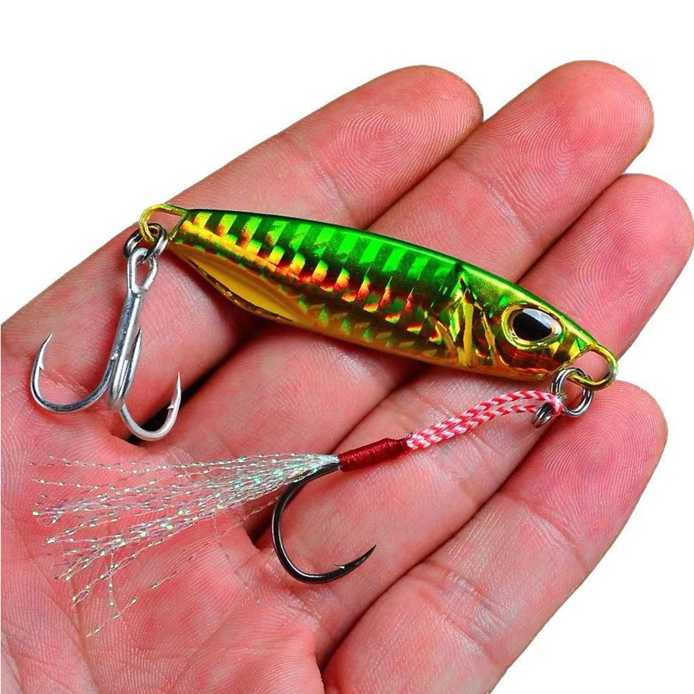 Top Right JIG093 10g~50g Metal Fish Bait Japanese Fishing Jig Jigging Lure Deep Sea Fishing Lures Metal Artificial Baits