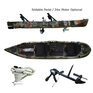 Top Right KA32 Double Fisher Kayak with Pedal Drive System or Electric Motor Fishing LLDPE Fishing Kayak Pro Angler 14 3.1 - 4m