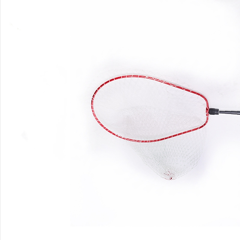 Top Right Ln009 Aluminum Alloy Portable Landing Net Super Strong Durable Extendable Handle Collapsible Large Fishing Landing Net