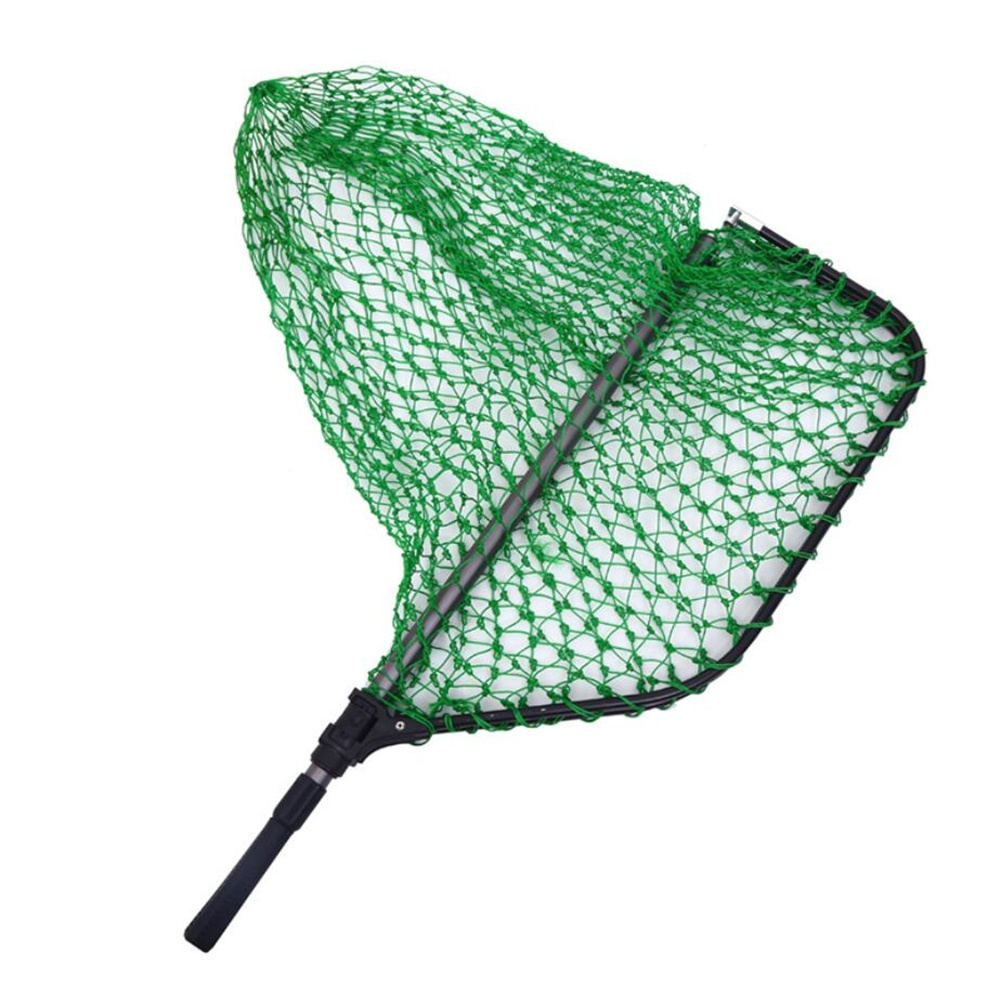 Top Right LN102 Landing Net Aluminum Alloy Telescopic Landing Net Carp Fishing Landing Net