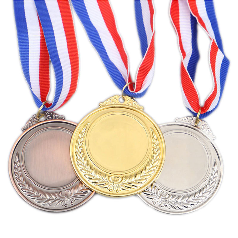 Winning medals custom blank 50mm gold sport commemorative medal