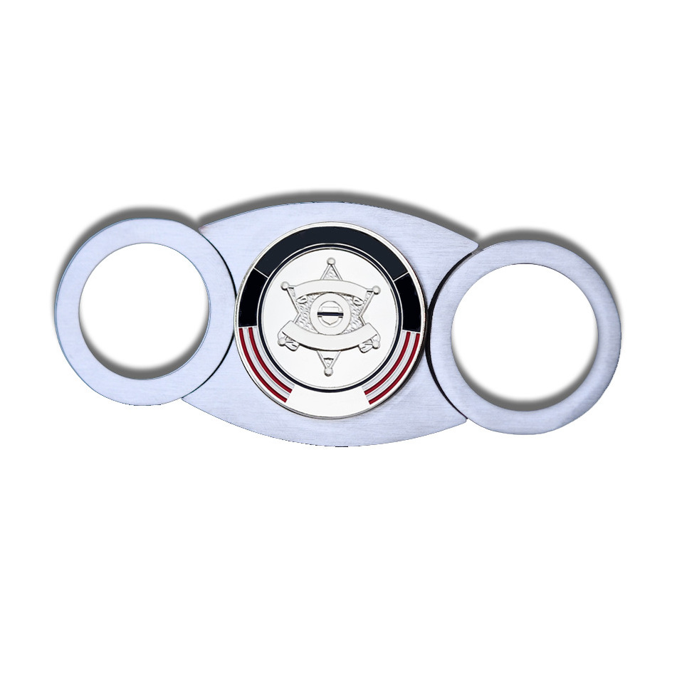 Cheap Wholesale Table Lighter and V Cigar Cutter With Custom Logo