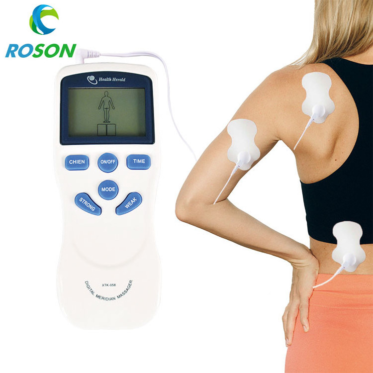 Physical Therapy Intelligent 8 Modes Portable Electric Pulse TENS Machine Mini EMS Neck Massager