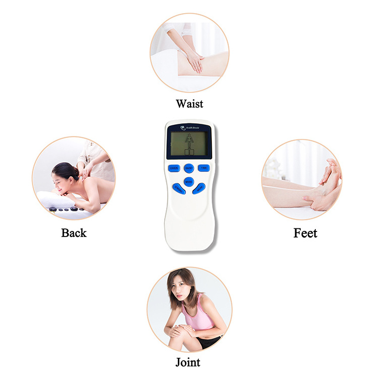 Physical Therapy Intelligent 8 Modes Portable Electric Pulse TENS Machine Mini EMS Neck Massager