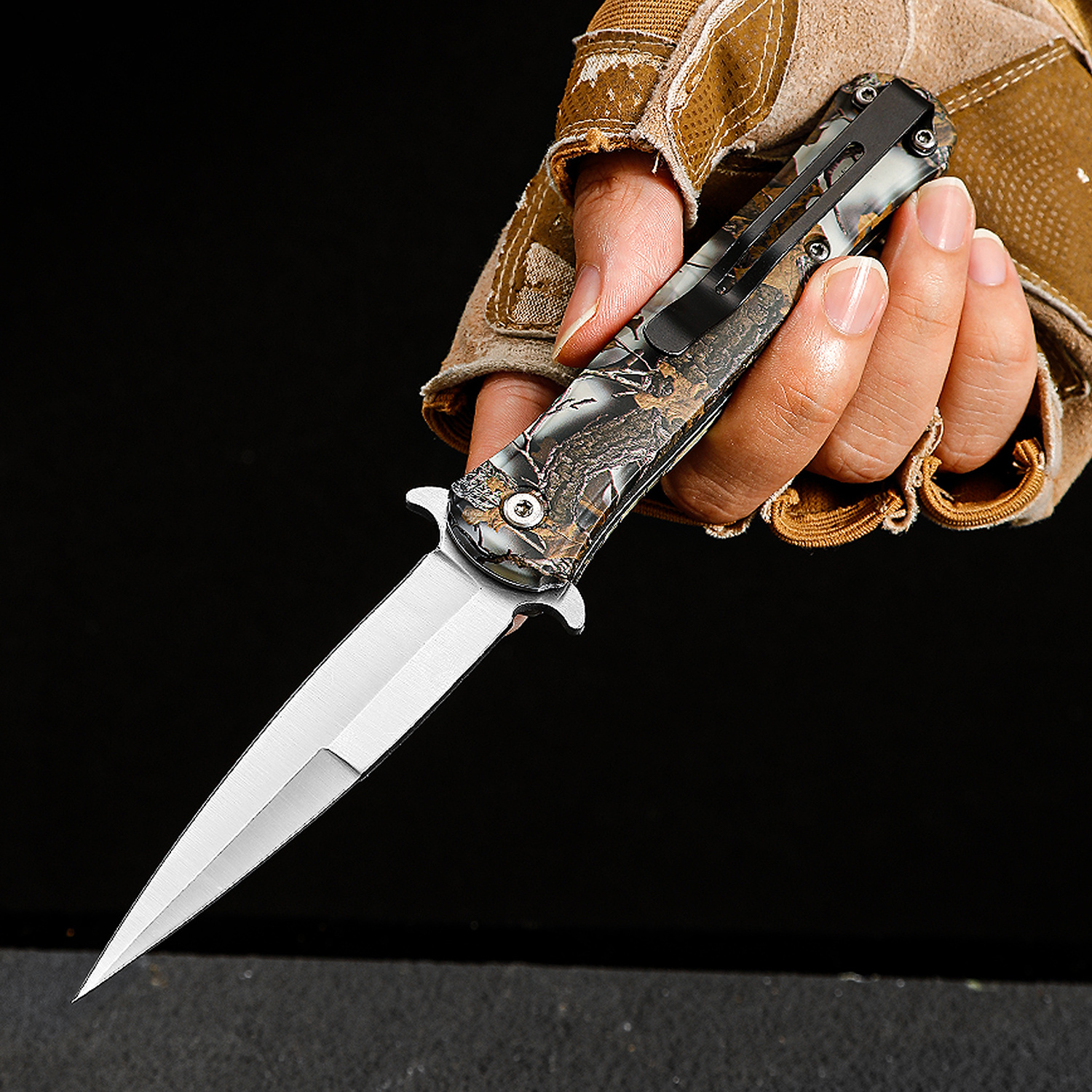 Best Selling Outdoor Camping Tactical Stainless Steel Pocket Knife Survival Folding Knife