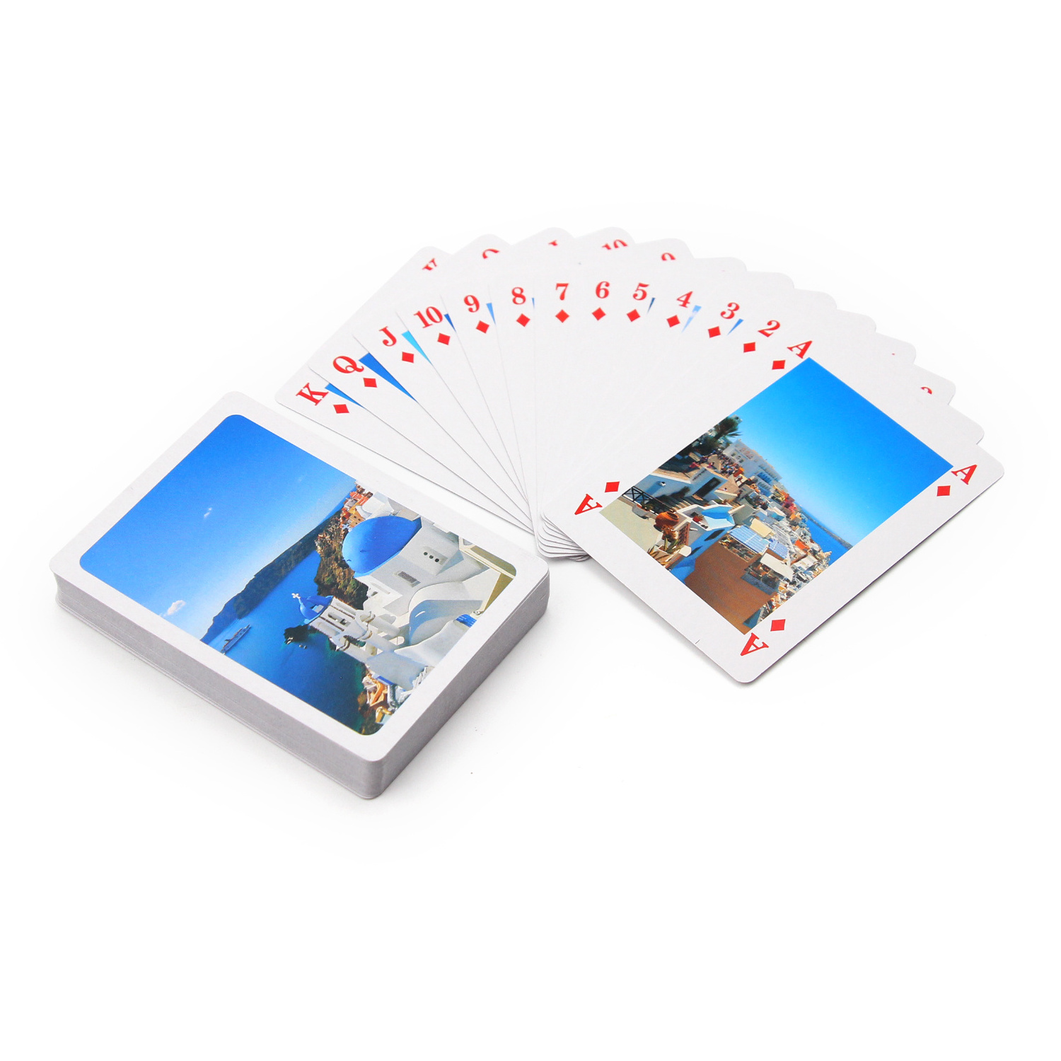 Black White Blue Core Paper Poker card Play card Casino Advertising Promotion Souvenir Custom Poker U.S. Paper Playing Cards